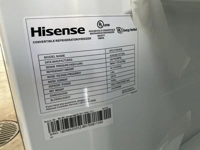 Used HISENSE HFU171N1AVE Freezers Michigan US | Miedema Asset Management Group #1769132