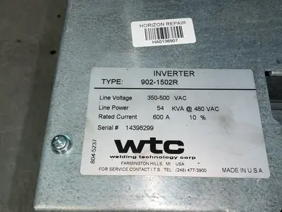 Used WTC 9021502R Welding Machinery (Other) Ohio US | HGR 24 #1300068