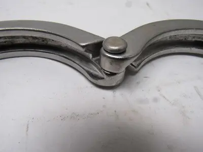 3" Sanitary Hinged Split Clamp Stainless Steel Lot Of 2