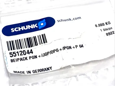 NEW SCHUNK GRIPPER ACCESSORY KIT, PGN+/JGP/DPG+/PGN+P 64