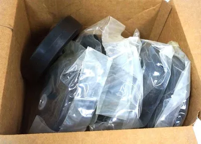LOT OF 6 NEW ALBION 3G269 CASTER WHEELS 8'', 2 IN. WIDE, 600LB, 1/2'' AXLE