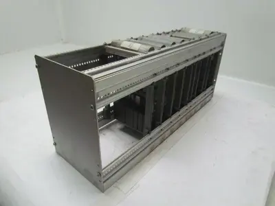 Emhart Warren MeC-022996-6 14" CPU rack w/ boards