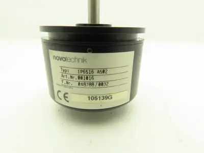 Novotechnik IP-6516-A502 Rotary Sensor Encoder Potentiometer Ext Shaft