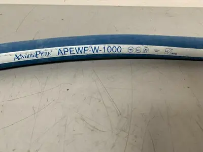 USED ADVANTAPURE APEWF-W-1000 1.5" X 91" FLEXIBLE SILICON HOSE 150PSI