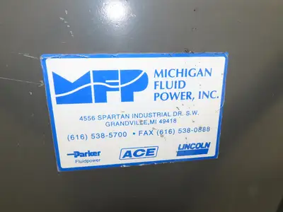 Parker Hydraulic Power Unit 44GPM 200Gal Tank Dual Variable Pump 40Hp 230/460V