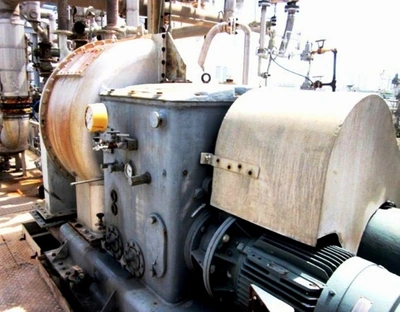 (3) Krauss-Maffei SZ 90-1-L pusher centrifuges, 316SS.