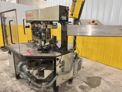 MEGOMAT MODEL #ASM3001A WIRE CUTTING & PROCESSING MACHINE: STOCK #20096