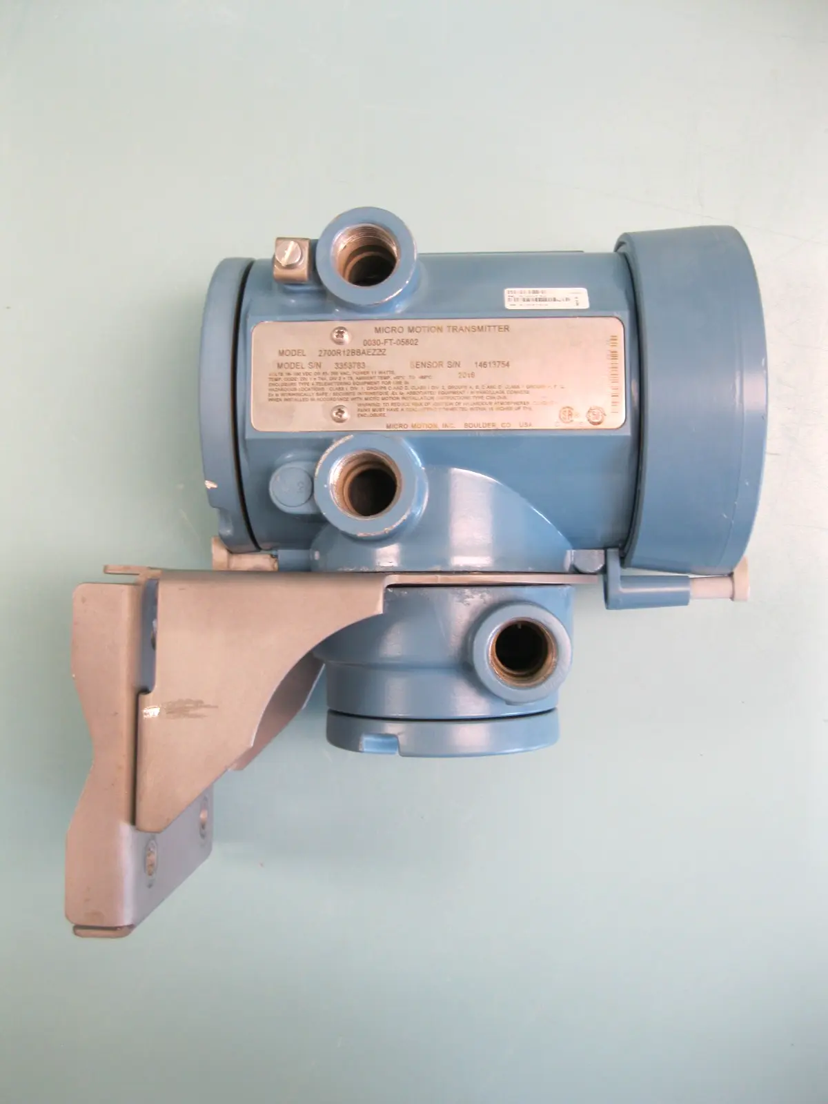 Used Micro Motion 2700 R12 BB AEZZZ Sensors New Hampshire US | Bitter End Trading #1452743