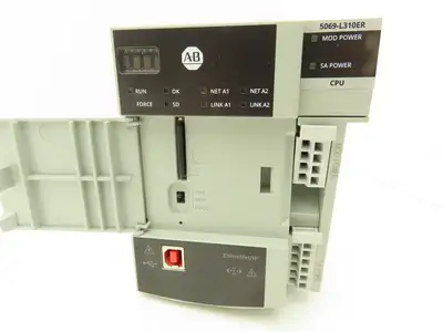 Allen Bradley 5069-L310ER CompactLogix 5380 PLC CPU Ethernet/IP Controller Ser A