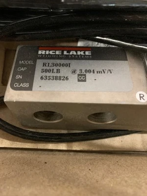 New | in-Stock RICE LAKE 0VSQB-500L-G0-05F Test Equipment - Other Indiana US | J&J Industrial Supply #515156