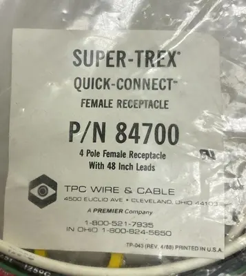 Used TPC 84700 Miscellaneous Equipment (Electrical & Power) | Surplus Asset Holdings #1189629
