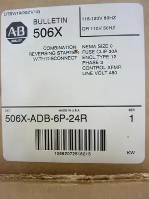 NEW ALLEN BRADLEY 506X-ADB-6P-24R