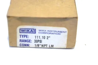 6 NEW WIKA 111.10 2" PRESSURE GAUGE 11110