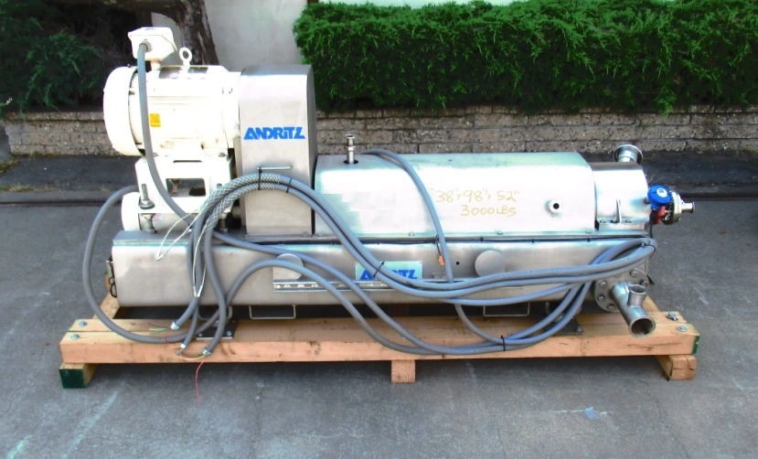 Andritz D2L C30 CNV sanitary tricanter centrifuge, 316SS.