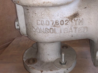 1.5" Consolidated Safety Relief Valve, 85psi; New Storeroom Spare