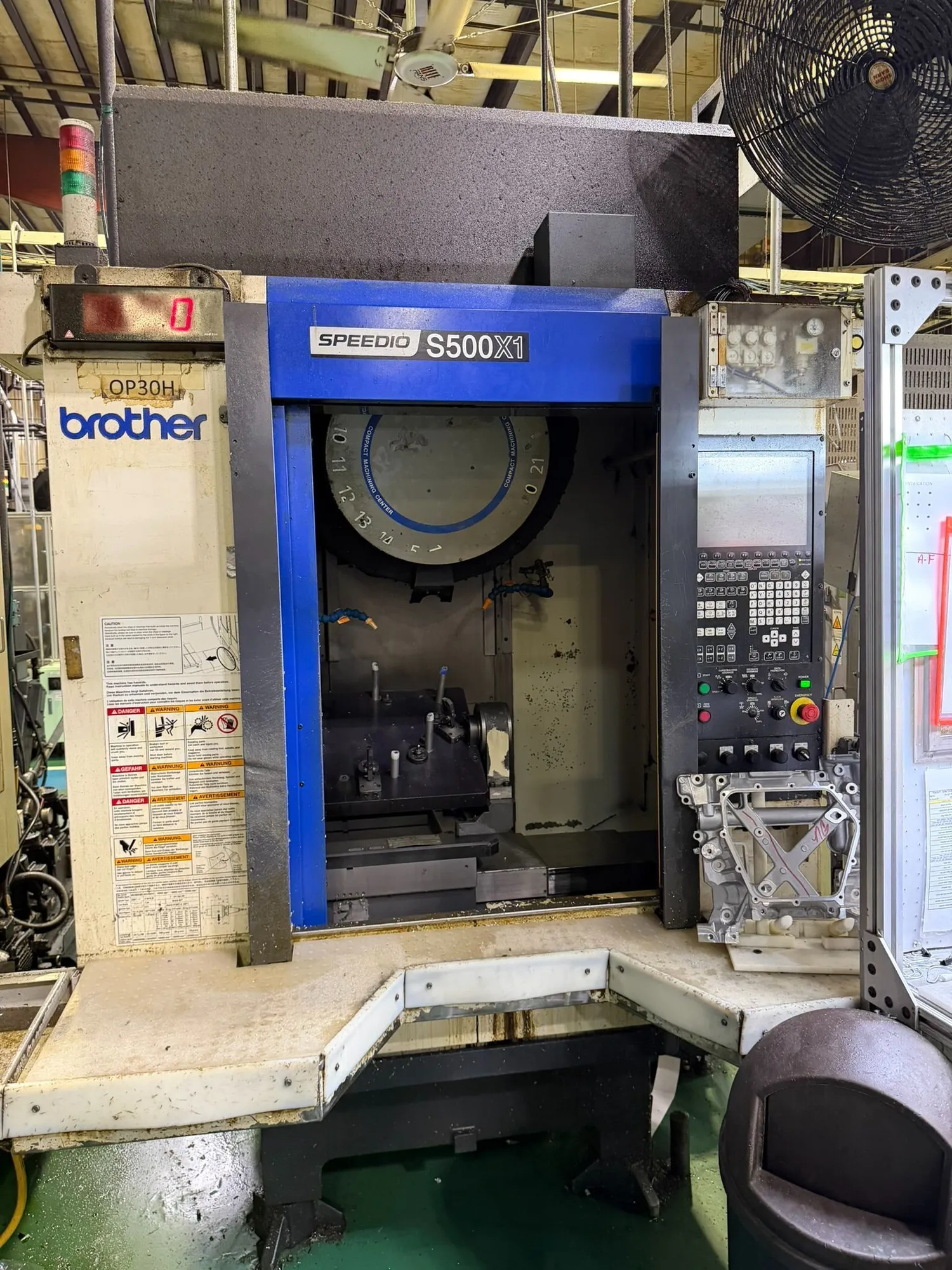 2015 Brother Speedio S500X1 CNC 4-Axis Vertical Machining Center