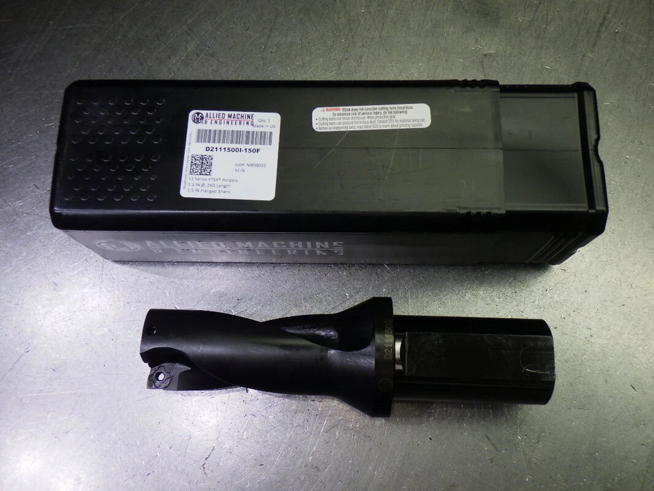 AMEC 4TEX Series 11 1.5" Coolant Thru 2xD Drill 1.5" Shank D2111500I-150F (LOC2846B)