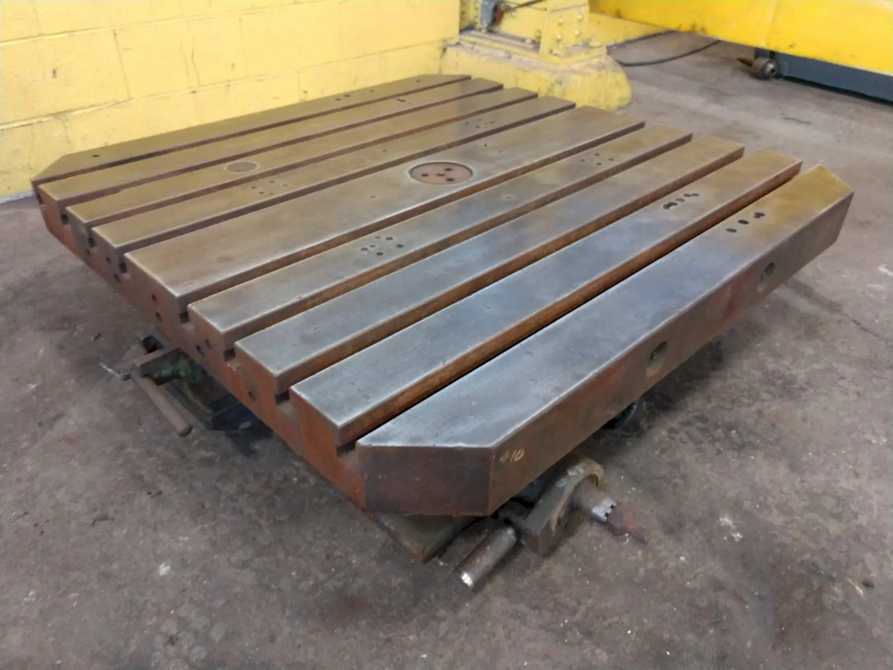 48" x 48" OHIO T SLOT ROTARY TABLE: STOCK 14674