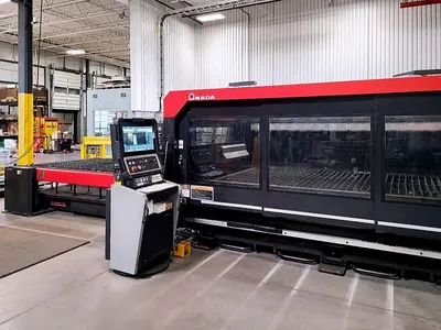 Used 2015 AMADA FOM2 3015 NT Laser Cutters Illinois US | Machine Factory Outlet #1263609