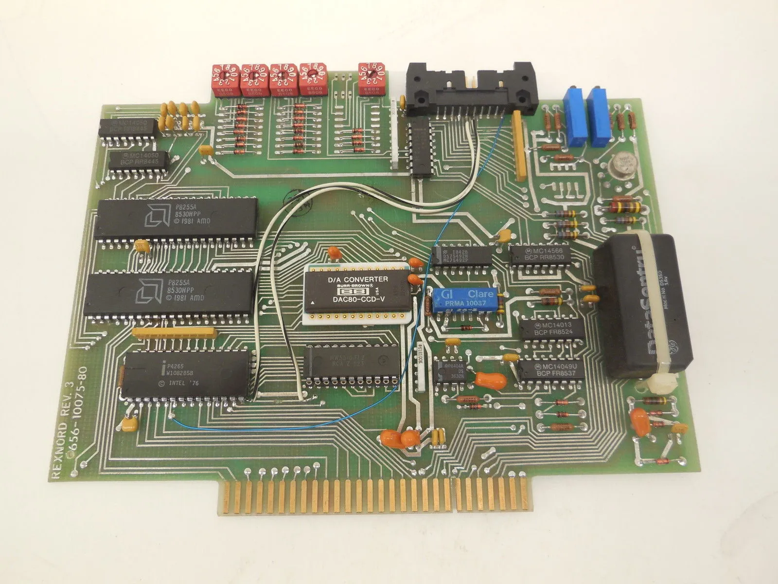 USED REXNORD 656-10075-80 PC BOARD 6561007580