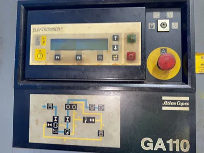 Used 1997 ATLAS COPCO GA 110 Rotary Screw & Sliding Vane Air Compressors Ohio US | HGR 24 #1229547