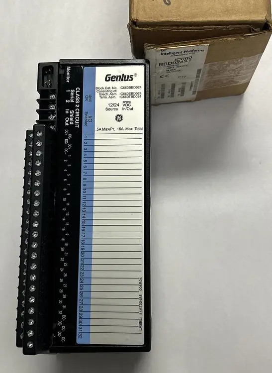 Used GE FANUC IC660BBD024X1 PLC Input & Output | Surplus Asset Holdings #1219696
