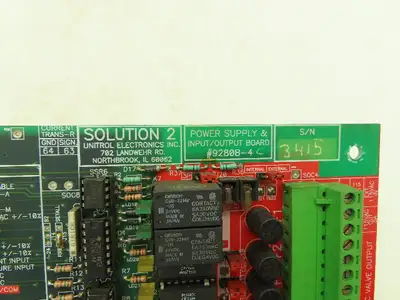Unitrol 9280B-4 Power Supply Input/ Output Board
