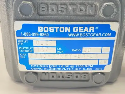 New | in-Stock Boston Gear 700 Series Worm Gear Speed Reducer 20:1 Speed Reducers Michigan US | Maverick Industrial Sales #1400025
