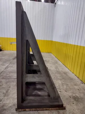 72" X 96" X 3" THICK ANGLE PLATE: STOCK #23548