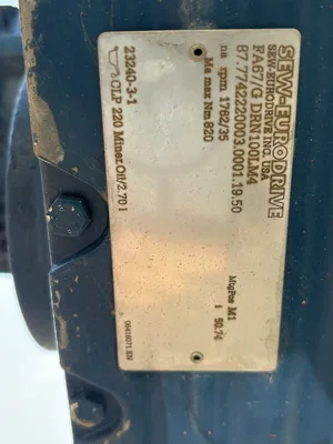 Power Pack Aggregate Conveyor with Sew Euro drive Motor 60Hz