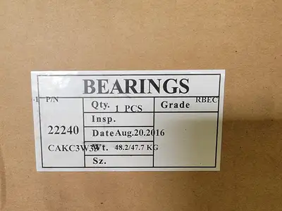 Spherical Roller Bearing 200mm ID x 360mm OD x 98mm W, 22240CAK/C3W33