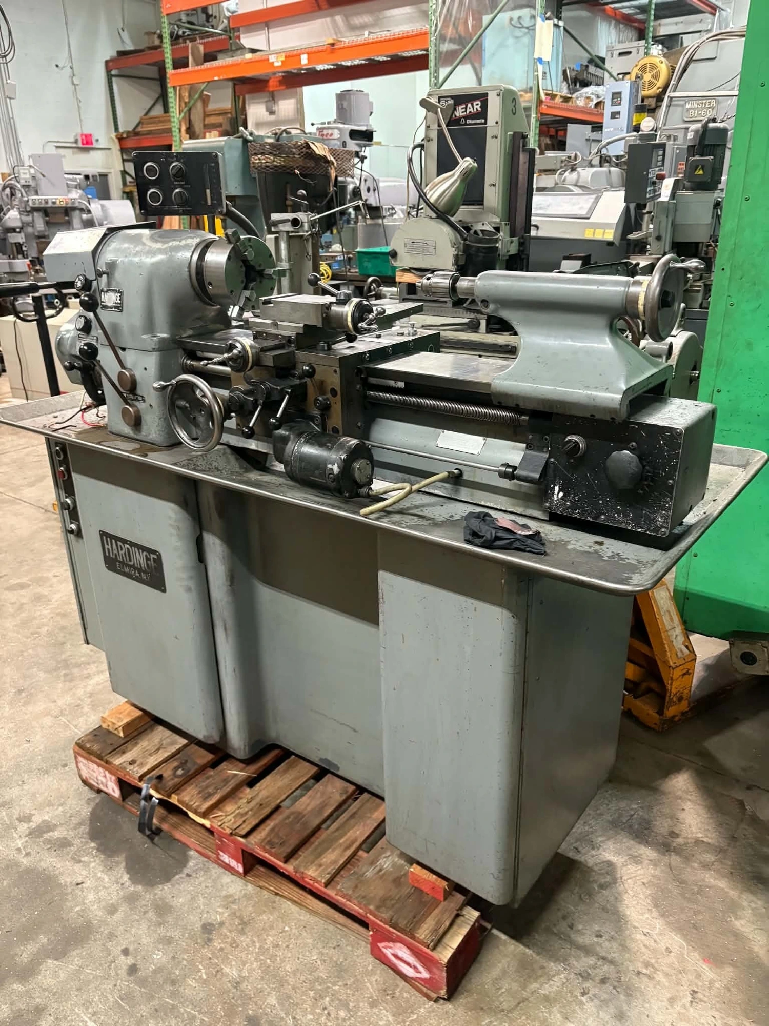 Used 1965 HARDINGE HLV-H Precision Lathes Connecticut US | Global Machine Brokers, LLC #1540702