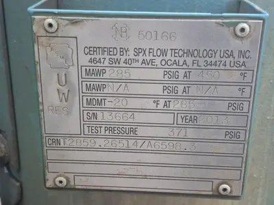 USED SPX FLOW HANKISON HHL-260