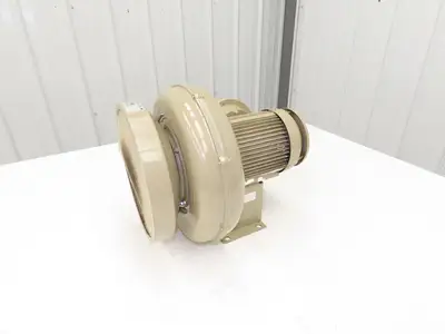 Showa Denki MD-EP-75T-L313 Blower Fan 282 CFM .2kw 208-230V 3PH 75mm Discharge