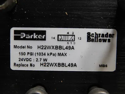 USED PARKER H22WXBBL49A