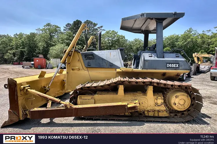 Used 1993 KOMATSU D65EX-12 Bulldozers New Jersey US | Proxy Equipment #1378333
