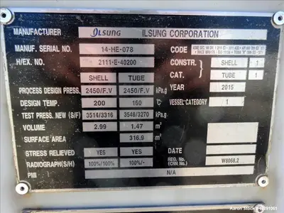 USED ILSUNG CORPORATION AEU