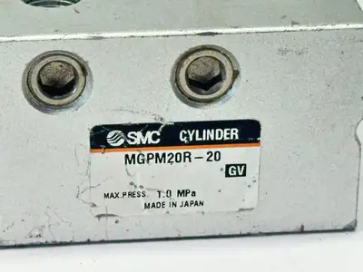 MGPM25-20A-XC8 | SMC  Pneumatic Guide Cylinder 25mm Bore 20mm Stroke - Used