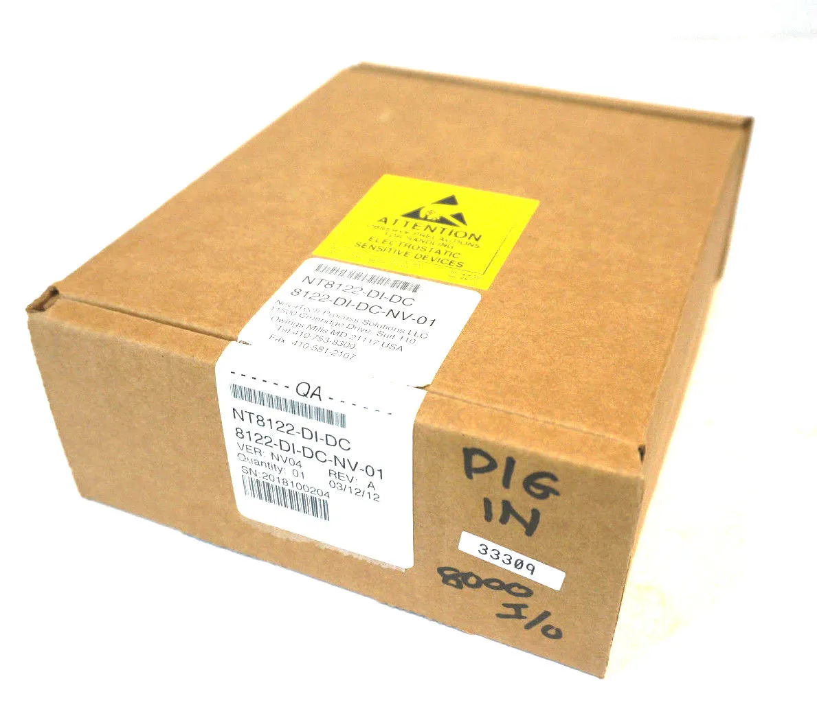 NEW NOVATECH NT8122-DI-DC I/O MODULE 8122-DI-DC-NV-01 REV.A 8122DIDC