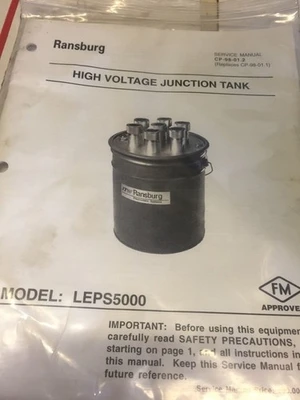 New | in-Stock ITW Ransburg LEPS5000 Paint Systems & Equipment Including Powder Coating Lines Indiana US | J&J Industrial Supply #520301