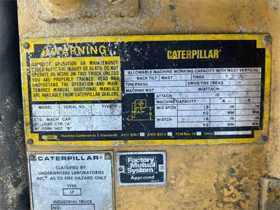 Used CATERPILLAR TC100D Misc Forklifts California US | MachineryMax #1319623