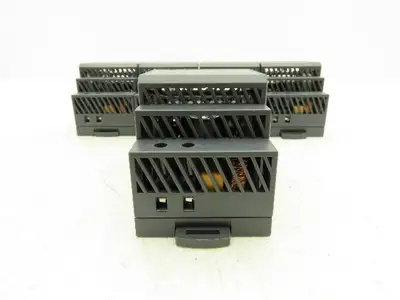 MW HDR-60-24 Power Supply DIN Rail 100-240VAC Input 24VDC 2.5A Output Lot Of 5