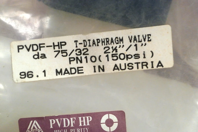 New | in-Stock ARGU ARGU DIAPHRAGM VALVE 10C150PSI PVDF HP D75 TEE W/ Medical Equipment - Other Arizona US | ASSET CONVERSION SPECIALISTS, INC. #307999