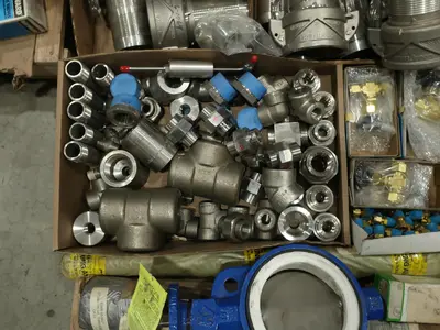 3 PALLETS OF ASSORTED VALVE PARTS