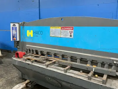 Used HACO TS 2006 Power Squaring Shears (Gauge) Ohio US | HGR 24 #1311855