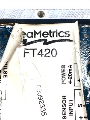 USED SEAMETRICS DIGITAL FLOW RATE & TOTAL INDICATOR MISSING SCREW