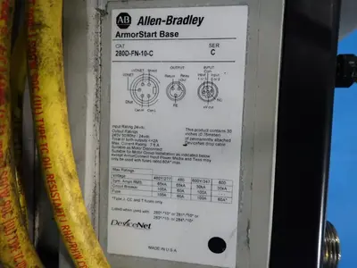 USED ALLENBRADLEY 280DF12Z10CGRW3P1