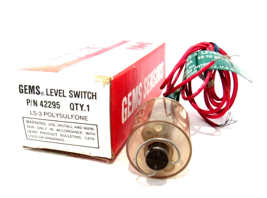 NEW GEMS SENSORS 42295 LEVEL SWITCH SER. LS-3