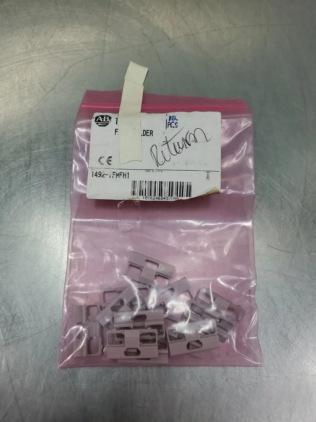 Used Allen-Bradley 1492-1FMFH1 FUSE HOLDER, 12 PCS Fuse Accessories | Palmetto Automation #1156089