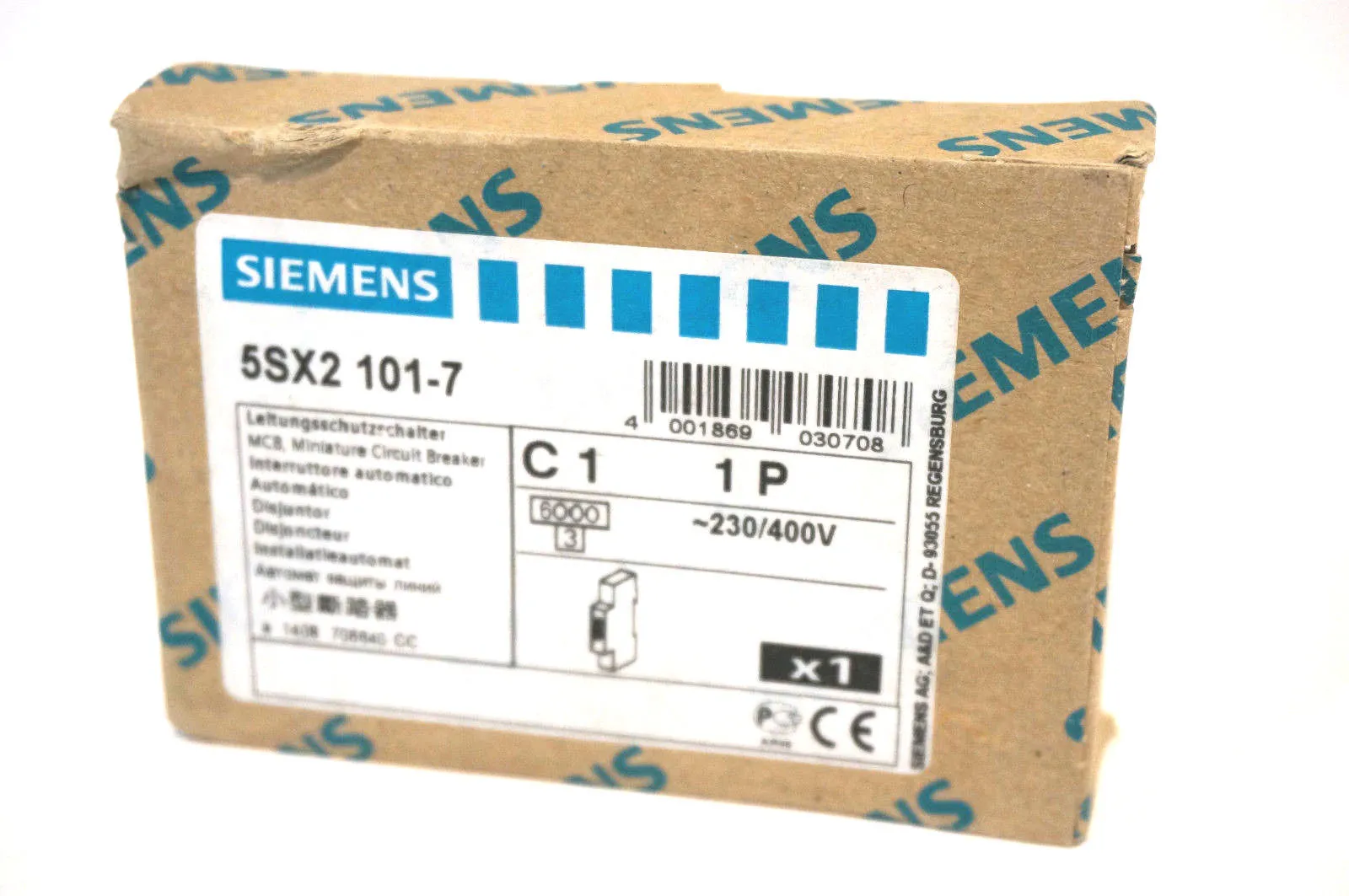 NEW SIEMENS 5SX2-101-7 CIRCUIT BREAKER 5SX21017